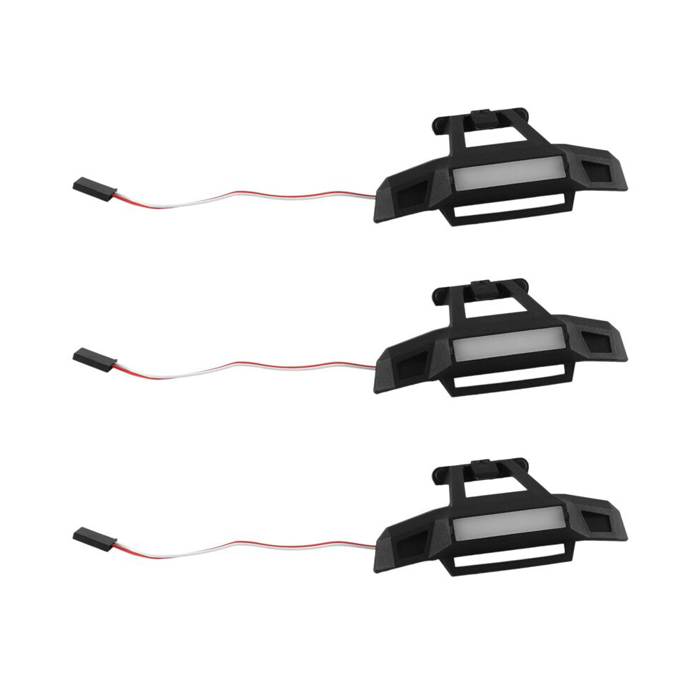 3X Front Bumper And Led 16100 For Mjx Go 16208 16209 16210 H16 H16h 1/16 Rc Car Spare Parts Accessories Light 4712271116231