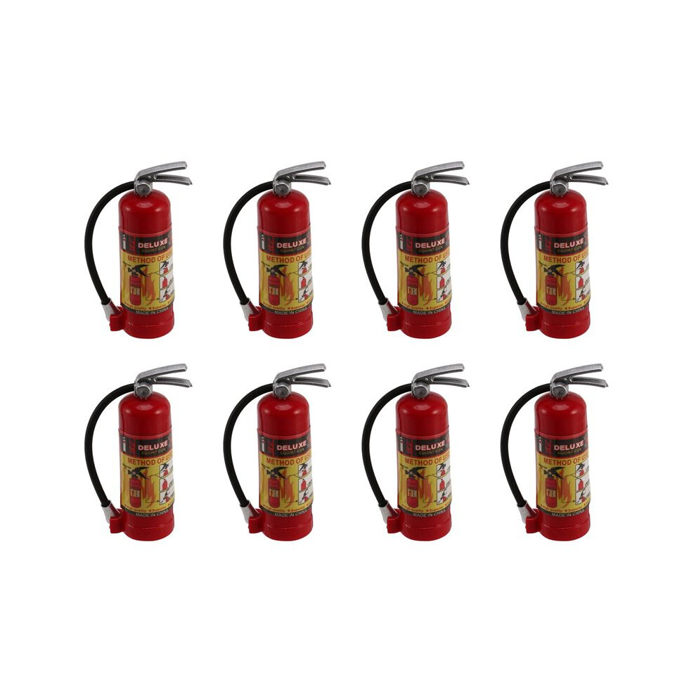 8X Rc Decoration Metal Fire Extinguisher For 1/10 Rc Crawler Axial Scx10 90046 Trx4 D90, Red 6031995461655
