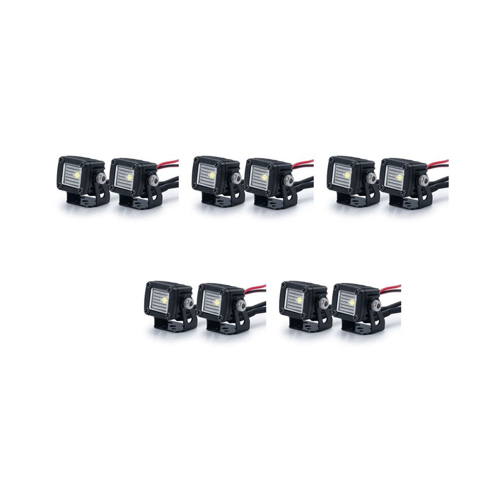 10X Modified Headlights Spotlights Car Top Lights Bumper Lights For Axial Scx10 Trx4 Trx6 1/10,D 6032211572193