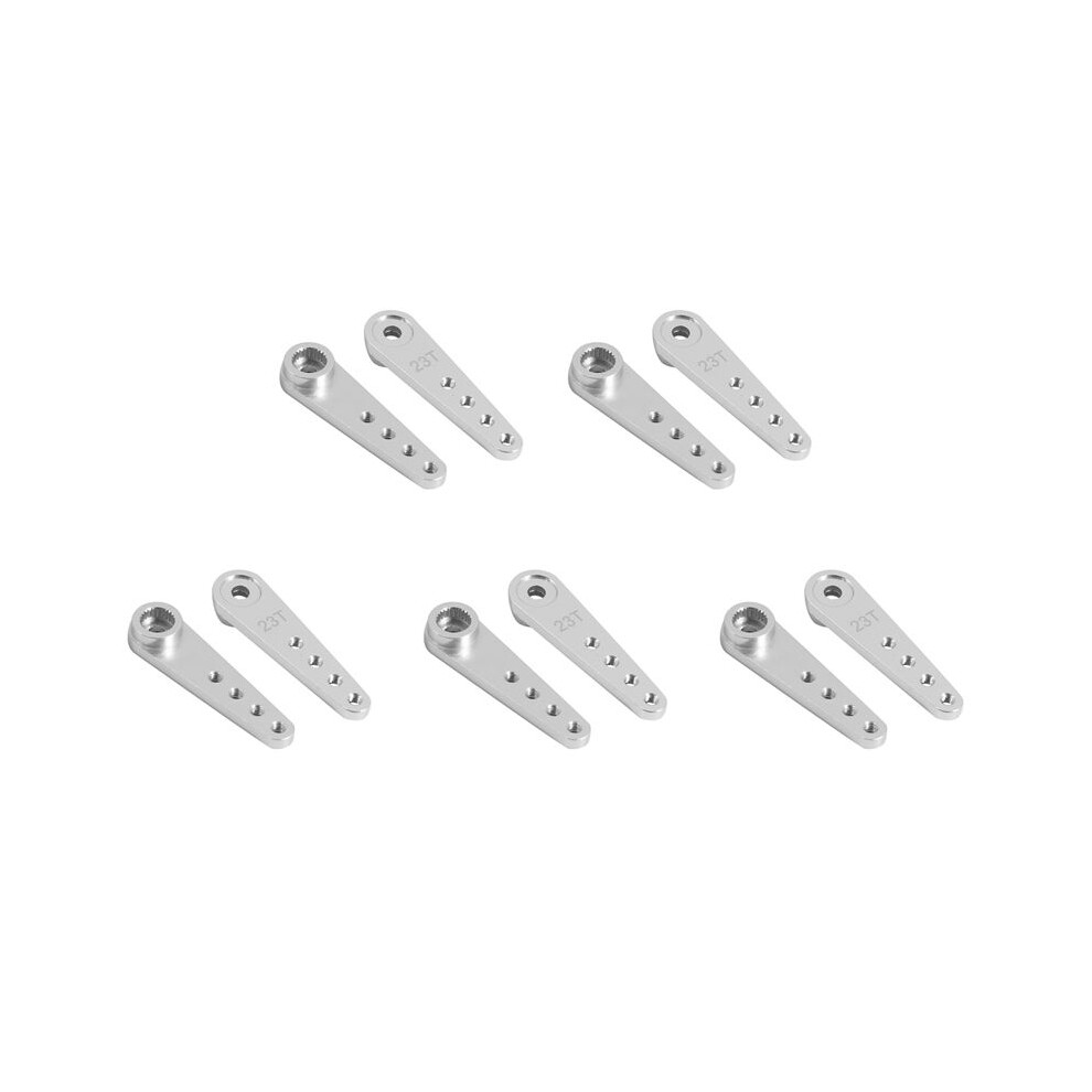 10Pcs/Lot Cnc Aluminum Alloy Servo Arm 1.25-2.5Inch For Futaba Sanwan Servos,23T Silver 6033113255504