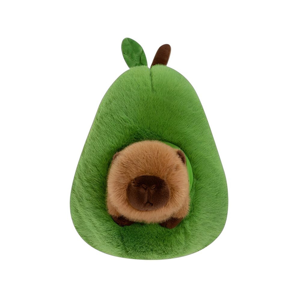 Avocado Capybara Plush Toy Realistic Capybara Stuffed Animal Soft Stuffed Capybara Avocado Food Plushie Pillow Doll 45Cm 6032031581115