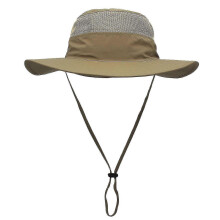 (Dark Khaki) Unisex Wide Brim Sun Hat,outdoor Upf 50+ Waterproof Boonie Hat Summer Uv Protection Sun Caps
