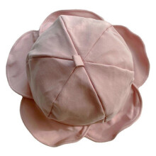 (Pink) for Sun for Protection Hat for Women Lovely Petal Brim Design Solid Color Bucket Caps for Outdoor Fishing Beach Climbing Yellow