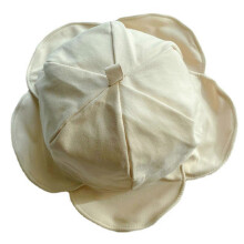 (Beige) for Sun for Protection Hat for Women Lovely Petal Brim Design Solid Color Bucket Caps for Outdoor Fishing Beach Climbing Yellow