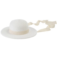 (White) Baby Girls Boy Kids Children Skin-friendly Summer for Sun Hats Jazz Cap Beach Outdoorsports Straw for Sun for Protection  White