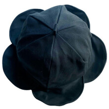 (Black) for Sun for Protection Hat for Women Lovely Petal Brim Design Solid Color Bucket Caps for Outdoor Fishing Beach Climbing Yellow
