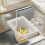 Sink Strainer Basket with 200 Mesh Filter Bags,Multi-Function Hanging Colander & Foldable Food Waste Catcher for Kitchen 3