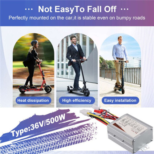 Electric Bike Bicycle Brushed Controller 36V 500W Electric Scooter Controller Brush  Motor Speed Controller 1