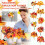 Décoration d'Halloween Tournesol Feuille d'érable 1 pièce 3