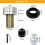 2200 Front Adjustable Coil over Spacer System Replacement for JKS, TJ/XJ//ZJ 6