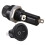 5Pcs SPST Black Button /Off Round Rocker  with 5Pcs AC 125V 15A Panel Mount Fuse Holder 3