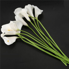 Calla Lily Bridal Wedding Bouquet 30 Latex Real Touch KC51 White