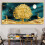 Εκτύπωση σε καμβά Golden Deer Money Tree 50x100cm χωρίς κορνίζα 4