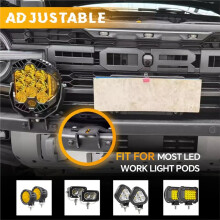 1 Pair LED Fog Light Mounting Brackets Kit for Bronco 2/4 Door 2021 2022 2023 2024 2025