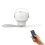 Ventilatore da soffitto portatile a LED con telecomando, 3600 mAh 4