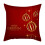 Kerstkussensloop 45x45cm Rood Polyester 2