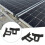 30Pc Solar Panel Frames Water Drained Clip Thickness 40mm PV Panels Auto Remove Stagnant Water Dust Outdoor Tool 9