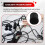 2X Cubierta de Cable de Piso con Agarre de Cable Protector de Cable de Cables Gestión de Cables Solo (Negro, 10 Pies) 5