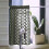 Perdele transparente geometrice negre, 61x99 cm (2 panouri) 5