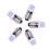 5 stk. E10 LED-indikatorpære DC3V til 24V 4