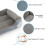 Dog Cushion - LECOO - Washable - Extra Soft - Comfortable - Grey 2
