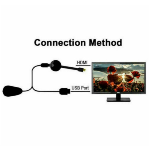 Chromecast 5th generation - HDMI player for wireless media streaming via WiFi 5G 4K 2