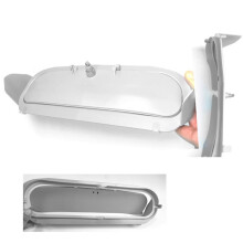 Automatic Cat Litter Box Accessories Litter Filter Bin Door Replacement Prevent Backflow,for Self-Cleaning Litter System
