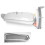 Automatic Cat Litter Box Accessories Litter Filter Bin Door Replacement Prevent Backflow,for Self-Cleaning Litter System 4