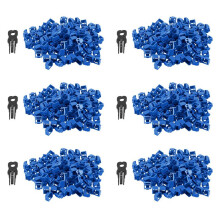 600Pcs RJ45 Port Ethernet LAN Hub Anti Dust Cover Plug Cap Blockout Protector with Proprietary Lock and Key