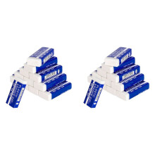 24 Pack Pencil Erasers, White Erasers for School, Art Erasers for Kids Drawing Bulk