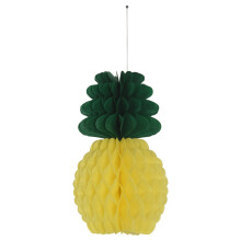 12 Pack Ananas Honingraat Centerpieces Tissuepapier Ananas 8 Inch Feestartikelen Tafel Hangende Decoratie Hawaiiaanse Luau Feest Verjaardag Bruiloft