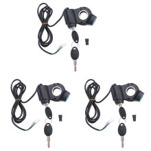 3X Scooter Eléctrico Cerradura de Encendido Llave Cilindro Interruptor de Arranque Cerradura Accesorios de Repuesto de Scooter Eléctrico para M4