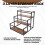 Coffee Syrup Rack 3-Storey Storage Rack Wine Rack Wine Rack Kitchen Seasoning 2