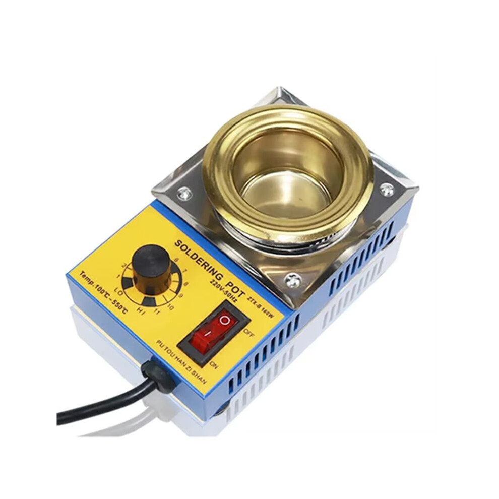 Adjustable Temperature Tin Melting Furnace 160W Solder Pot Tool High Quality Lead-Free Soldering Bath EU Plug-image-OPC-PTRCKYF-NEW