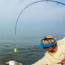 Corchos para Pescar en Agua Salada y Agua Dulce Flotadores Popper Gallineta NóRdica Trucha Moteada Sheepshead Platija Naranja