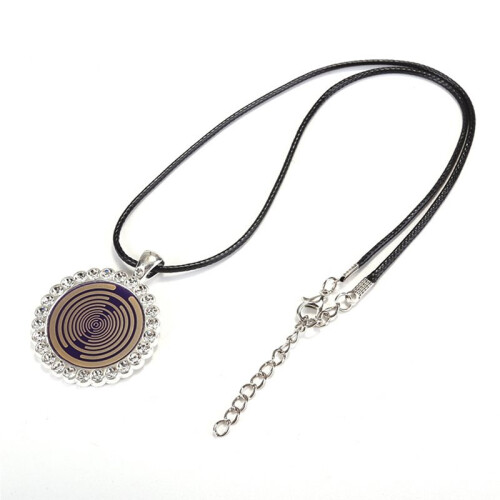 Lakhovsky MWO Necklace Multi-Wave Oscillator Polarized Disc Pendant Necklace Increase Balance
