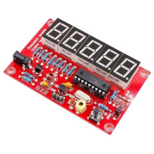Zestawy DIY RF 1Hz-50MHz, Licznik Częstotliwości z Oscylatorem Kwarcowym, Cyfrowy Miernik Testowy LED dla Hobbystów i Laboratoriów