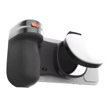 Magnetischer -Selfie-Stick für Smartphones - Tragbarer Handgriff mit LED-Licht und Ergonomischem Design A