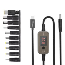 PD100W Deception Typ C Till Power Boost-Kabel Justerbar Spänning 5V-20V, för Bärbar Dator och Mer