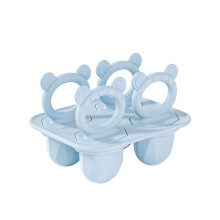 Stampi per Ghiaccioli Sakolla Baby A 4 Cavità In Silicone, Ideali per Ghiaccioli al Latte Materno e per Alleviare il Fastidio Della Dentizione,
