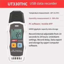 -T UT330THC Humidity Temperature Data Logger Digital Thermometer Hygrometer USB Recorder High Precision for Food