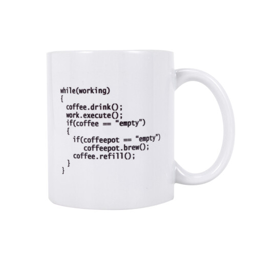 Coffee++ Program for Programmers Coffee Mug Ceramic Cup Color Handle Colour Inside Gifts