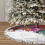 Weihnachtsbaumrock mit Fransen und Spitze, 91 cm 3