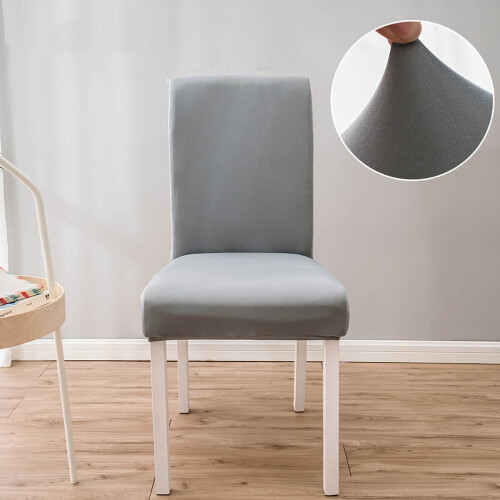 Stuhlhusse, elastischer Überzug, gebürsteter Stoff, 1 Stück 2