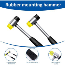6 PCS Window Glazing Tool Kit, Glazing Tools 16-in-1 Steel Scraper Ruber Hamme Red Window Roller for Window Doors