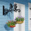 Ganchos de Metal para Plantas de 10 Polegadas - Cabides de Parede Decorativos com Design de Borboleta para Uso Interno e Externo - Suportes para 3