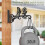Ganchos de Metal para Plantas de 10 Polegadas - Cabides de Parede Decorativos com Design de Borboleta para Uso Interno e Externo - Suportes para 8