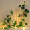 Sunjoy Tech Battery String Lights Green Leaf Design 33ft 4