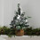 Mini Christmas Tree Ornament Set Silver 20cm 4
