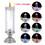 LED krystal julelys, farveskiftende, 25 cm 5